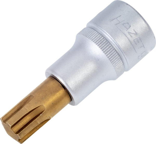 Hazet schroevendraaierdop, hol vierkant 12,5 mm (1/2 inch), interne spline Ribe-CV, M12, 991-12