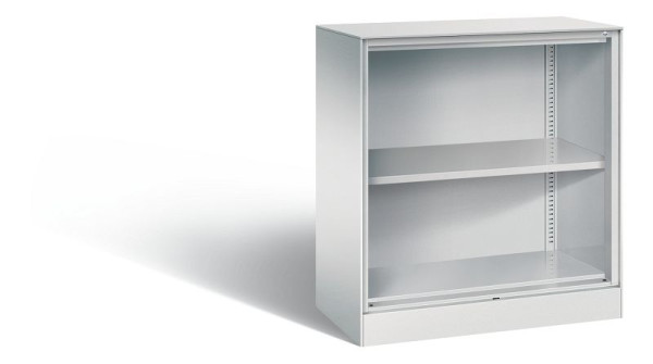 C+P bureauplank Asisto, H915xB800xD435mm, kleur: lichtgrijs, 2 niveaus, 140053-000 S10043