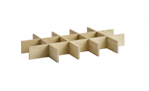 APS-inzet voor GN 1/1 houten kist 50,5 x 30 cm, hoogte: 6 cm, eikenhout (geolied), 14021