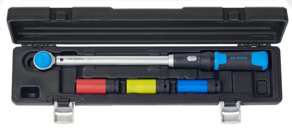 SW-Stahl werkplaats momentsleutel met wielmoerdoppen, 1/2", 4-delig, 03879L