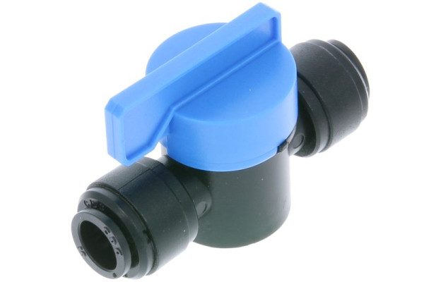 timmer B-HMK-10-10-KU, 2/2-weg handmatige kogelkraan, slang Ø: 10 mm, VE: 5 stuks, 03170172