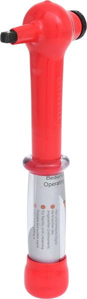 KS Tools 1/4" mini-momentsleutel met beschermende isolatie en omschakelbare ratelkop, 5-25Nm, 117.1402