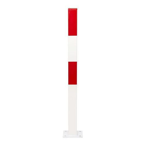Schake stalen afzetpaal, kunststof gecoat, voor pluggen, hoogte 1000 mm, 70 x 70 mm, 310822