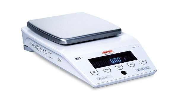 Soehnle precisieweegschaal gekalibreerd, maximale belasting: 6200 g, cijferverhoging: 1 g, 200x200 mm, 2873.55.001