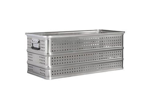 DENIOS transportbox van aluminium, zonder deksel, maat 6-0, 305139
