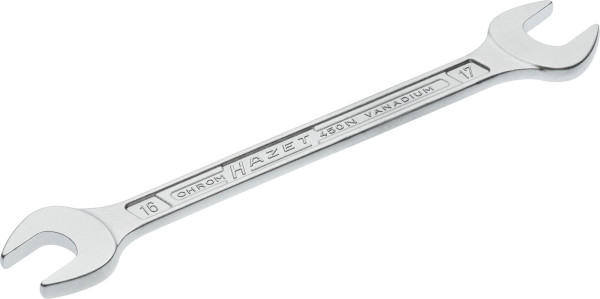 Hazet dubbele steeksleutel, buitenzeskantprofiel, 16 x 17 mm, 450N-16X17