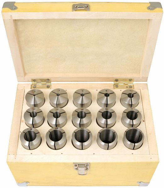 ELMAG spantangenset MK 2/M10, 7-delig, 2-12 mm, directe klemming, 82780