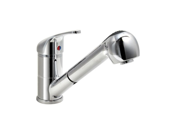 Saro ééngatsmengkraan met uittrekbare fitting model SILKE, 457-1005