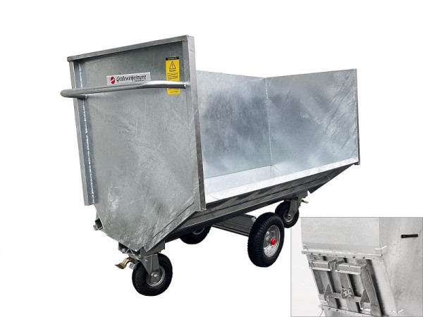 Growi pen met grote capaciteit, 240 cm breed, 105 cm diep, voor tractoren met voorlader - Schäffer mechanisch, 10016348