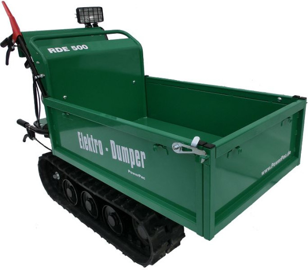 PowerPac AKKU rupsdumperplatform groen, RDE500P