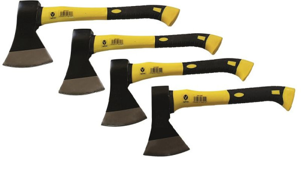 VaGo-Tools bijl kloofbijl bijl 600 800 1000 1250 g glasvezel steel 4-delige set hout, 240-906/908/910/215_fv