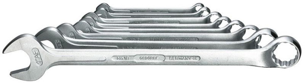 GEDORE ringsteeksleutelset, 8-delig, imperiaal, 6013300