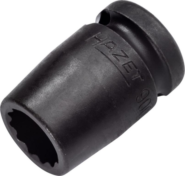 Hazet impact, machine schroevendraaierdop, dubbele zeskant, hol vierkant 12,5 mm, 14 mm, 900SZ-14