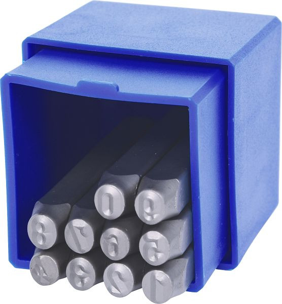 KS Tools nummer embossingstempelset, 10 stuks, 156.0467
