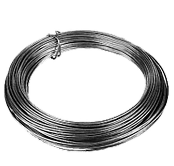 Schake binddraad van gegloeid zwart draad, dikte: 2,0 mm, verpakking: 200 m per rol, 3B156-6