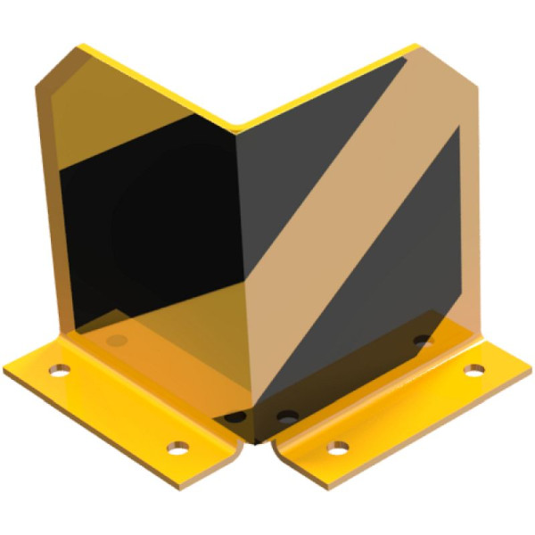 Stone HGS aanrijbeveiliging -Solid- 90° hoek, 200 mm / 5 mm, inclusief zelfklevende strips, 477.84b