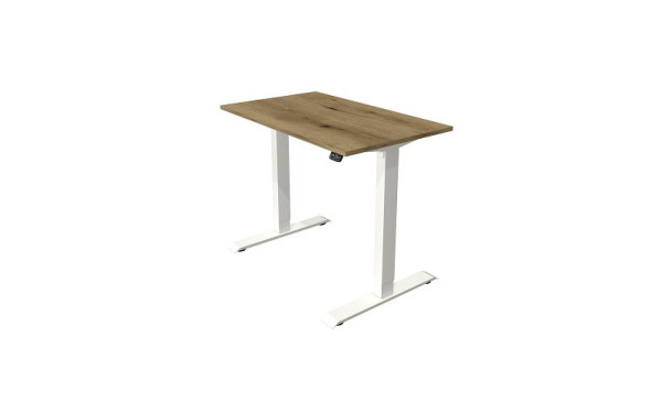 Kerkmann bijzettafel B 1000 x D 600 mm, elektrisch in hoogte verstelbaar van 740-1230 mm, eiken, 10389055