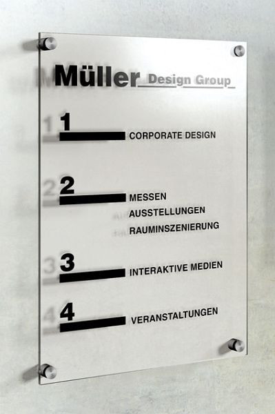 Kerkmann informatiebord DIN A3, B 297 x H 420 mm, transparant, 43695284