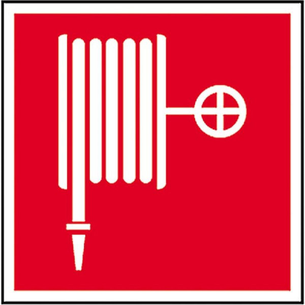 Stein HGS HGS brandbeveiligingsbord, blusslang, 200 x 200 mm / folie, zelfklevend, 38.2701