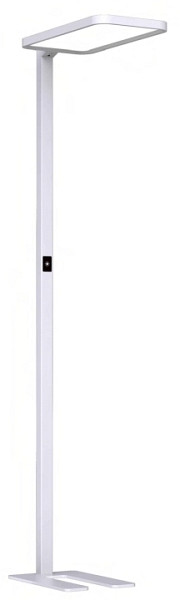 rutec Projekt LED - vloerlamp aan/uit direct/indirect, 610x310x1950mm, 230V, 30/50W, IP20, 3000K, CRI80 - ALU BRONWE, PBZ200