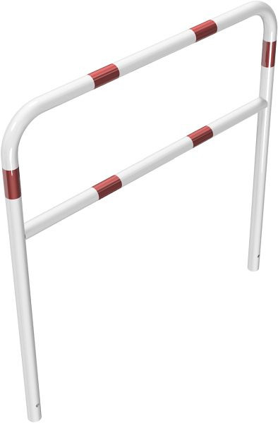 Schake buisbeugel van stalen buis Ø 48 x 2,5 mm met dwarsbalk voor inzetting in beton, totale breedte 1200 mm, totale hoogte 1200 mm, gecoat, 448_23B