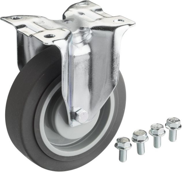 Hazet bokwiel, zwart, Ø 125 mm (bouwjaar 31-12-2020) voor werkplaatswagens HAZET Assistent 178 N, 178N-09