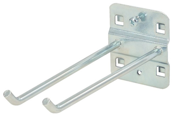 KS Tools Dubbele gereedschapshouder met schuin haakuiteinde, diameter 6 mm, 150 mm, 860.0815
