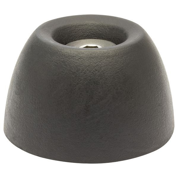 WAGNER Bodentürstopper EH5200 Durchmesser 50mm, Höhe 29,7mm, schwarz, SB, VE: 4 Stück, 15520011