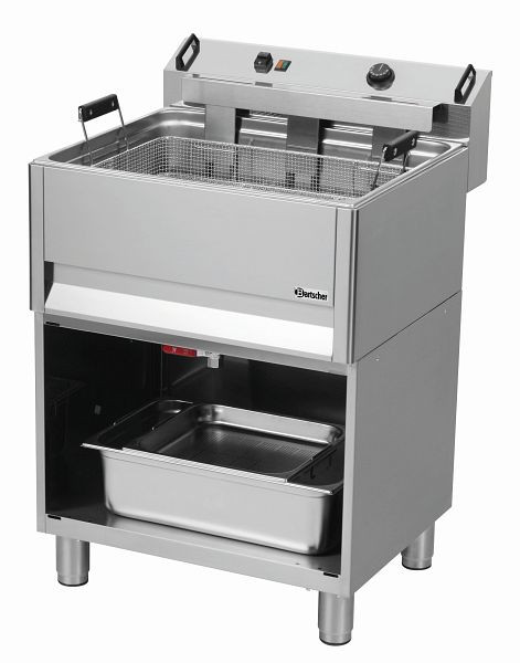 Bartscher bakkerij friteuse BF 30E onderstel open, 101535