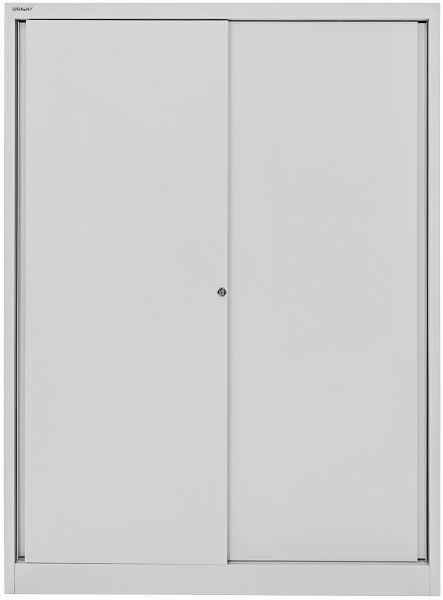 Bisley schuifdeurkast ECO, 3 planken, 4 OH, lichtgrijs, SD12173S645