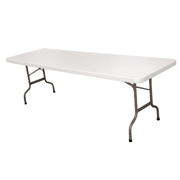 Bolero rechthoekige klaptafel wit 244cm, CF375