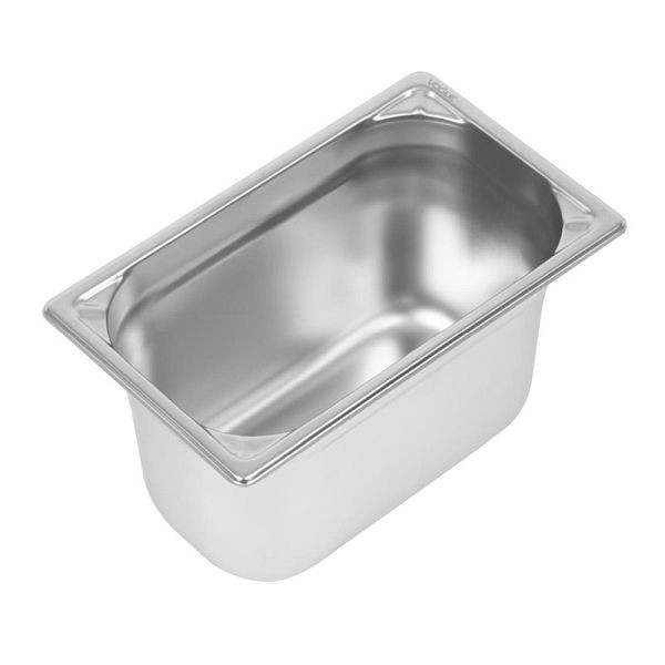 Vogue Heavy Duty GN Pan 1/4 RVS 150mm, DW448