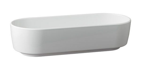 APS schaal -SCANTIC-, 26,5 x 10,5 cm, hoogte: 6,5 cm, melamine, wit, 1 liter, 84221
