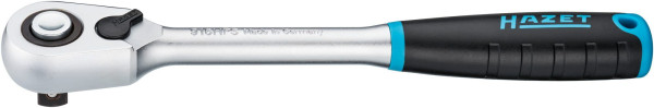 Hazet HiPer omschakelratel met fijne tanden, veiligheidsslot, massief vierkant 12,5 mm (1/2 inch), 916HPS