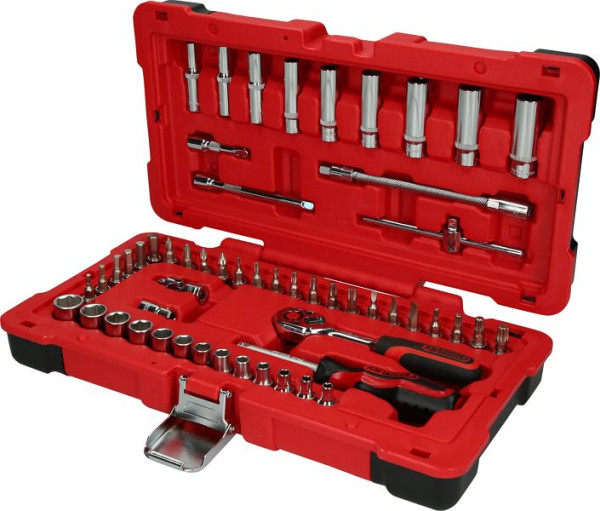 KS Tools 1/4" CHROMEplus dopsleutelset, 54-delig, 958.0654