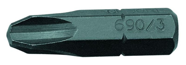 GEDORE schroevendraaierbit 1/4" voordeelverpakking, PH2, 25 mm lang, 6541320