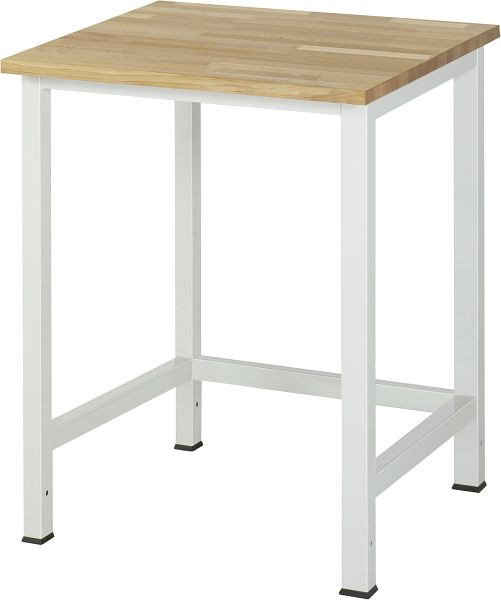 RAU werktafel serie 900, massief beukenplaat, 750x825x800 mm, 03-900-1-B25-07.12