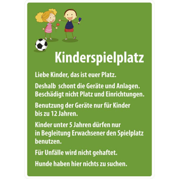 Stenen HGS speeltuinbord, kinderspeeltuin, lieve kinderen, hier moet je zijn..., 52.5475