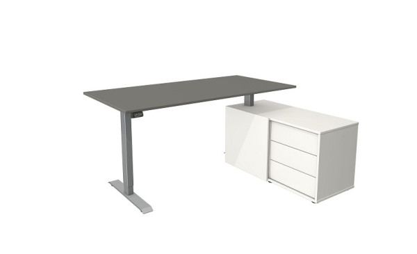 Kerkmann compleet werkstation Move 1, zilver/grafiet, 10222912