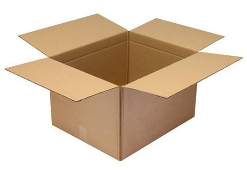 TransPak golfkartonnen vouwdoos 2-wandig, binnenafmetingen 580 x 480 x 360 mm, kwaliteit 2.30BC, VE 10, 299372