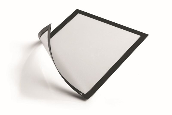 DURABLE DURAFRAME Magnetisch informatieframe A4, zwart, 5 stuks, 486901