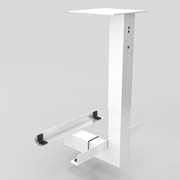 Hammerbacher PC-houder wit, VRCPU/W