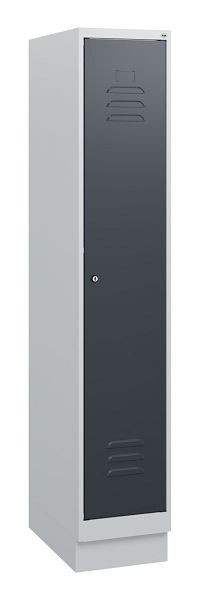 C+P luierkluis Classic PLUS, basis, 1630x300x500mm, 7035/7016, cilinderslot, 0800205-10 S10023