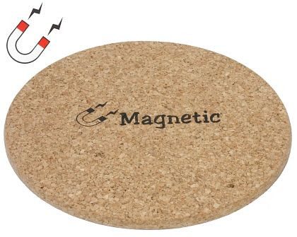 Contacto onderzetter van kurk met magneet, 5764/220