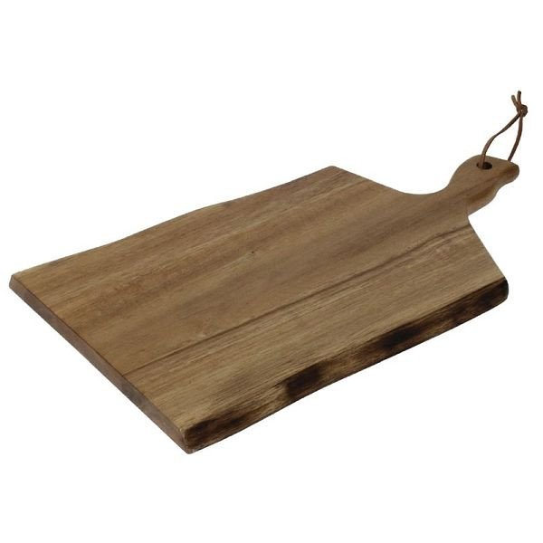 Olympia serveerplank acaciahout golfvorm 30,5 x 21,5 cm, GM263