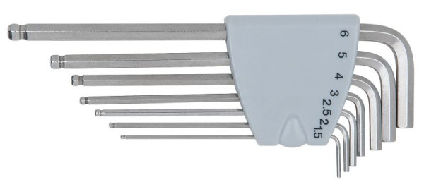 KS Tools RVS inbussleutelset, 7-delig, 964.0415