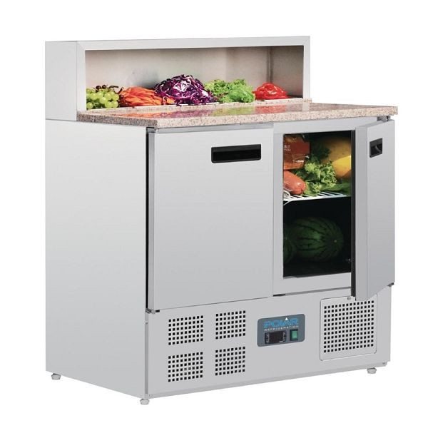 Polar pizzakoeler 2-deurs 288L, G603