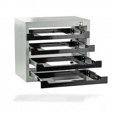 ADB kluis voor gereedschapskoffers, afmetingen: 400x260x355mm (BxDxH), carrosseriekleur: 7035, frontkleur: 9005, 88503