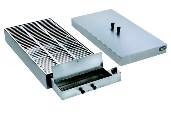 ROLLER GRILL Räuchergerät FM 3, Rost 800x400, Gehäuse Edelstahl, FM3
