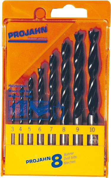 Projahn kunststof cassette hout 8 delig 3-10 mm, 67040